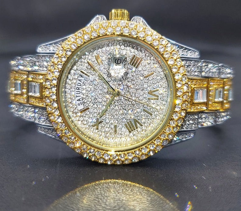 Diamant Herrenuhr-Bella Webshop
