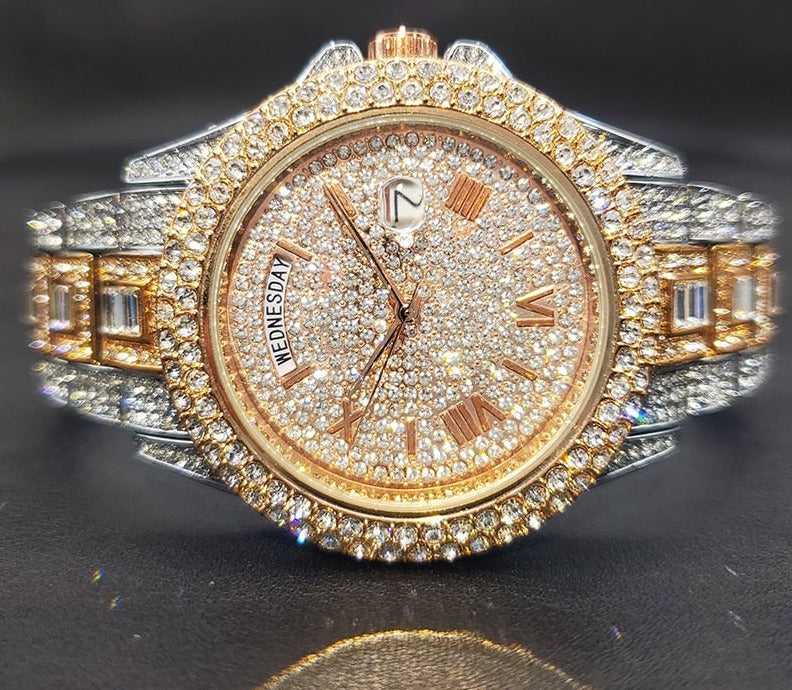 Diamant Herrenuhr-Bella Webshop