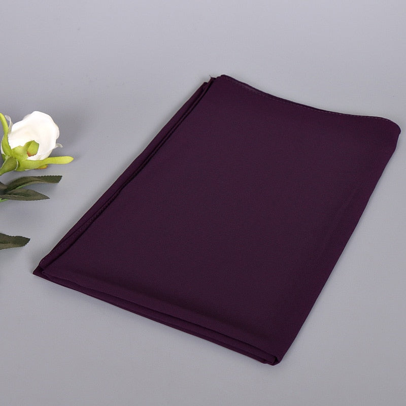 Doppelschleife Chiffon Hijab-Bella Webshop