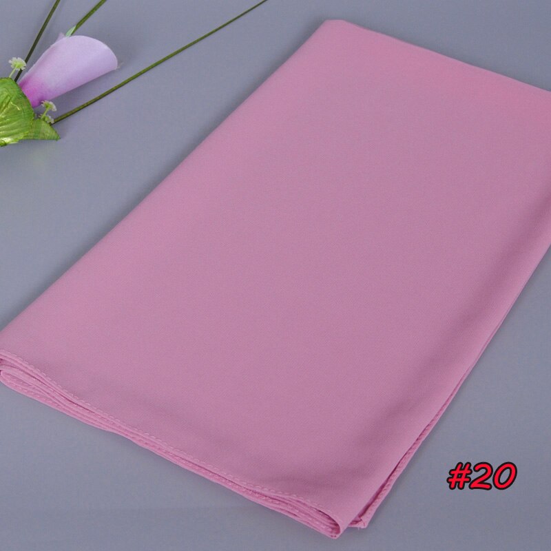 Doppelschleife Chiffon Hijab-Bella Webshop
