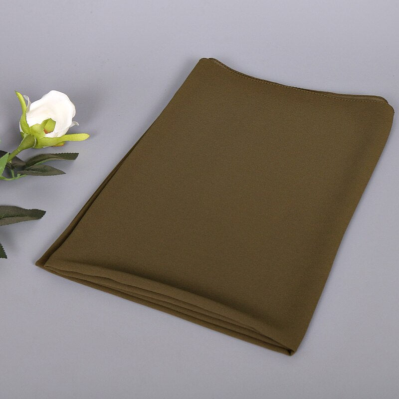 Doppelschleife Chiffon Hijab-Bella Webshop