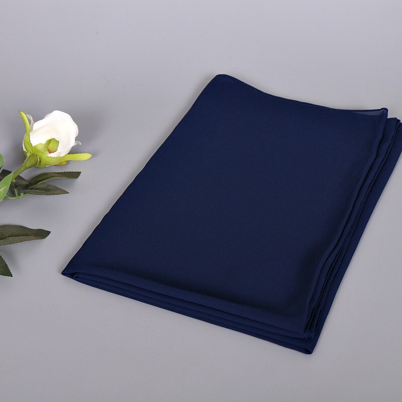 Doppelschleife Chiffon Hijab-Bella Webshop