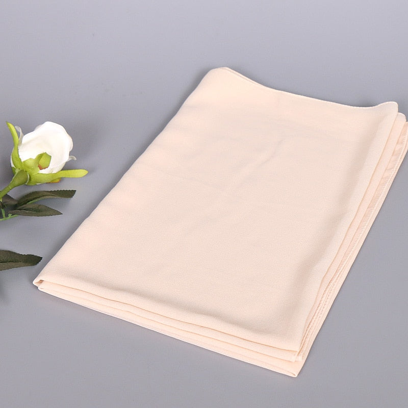 Doppelschleife Chiffon Hijab-Bella Webshop