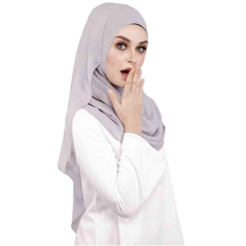 Doppelschleife Chiffon Hijab-Bella Webshop