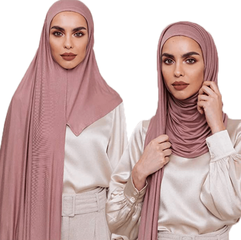 Doppelschleife Chiffon Hijab-Bella Webshop