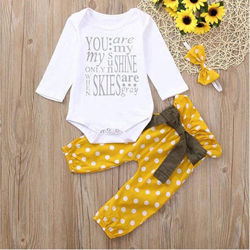 Du Bist Mein Sonnenschein Baby Strampler Set-Bella Webshop