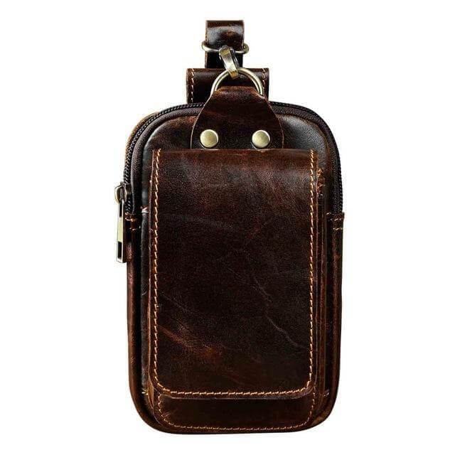 Echtes Leder Herren-Gürtelhaken-Tasche-Bella Webshop