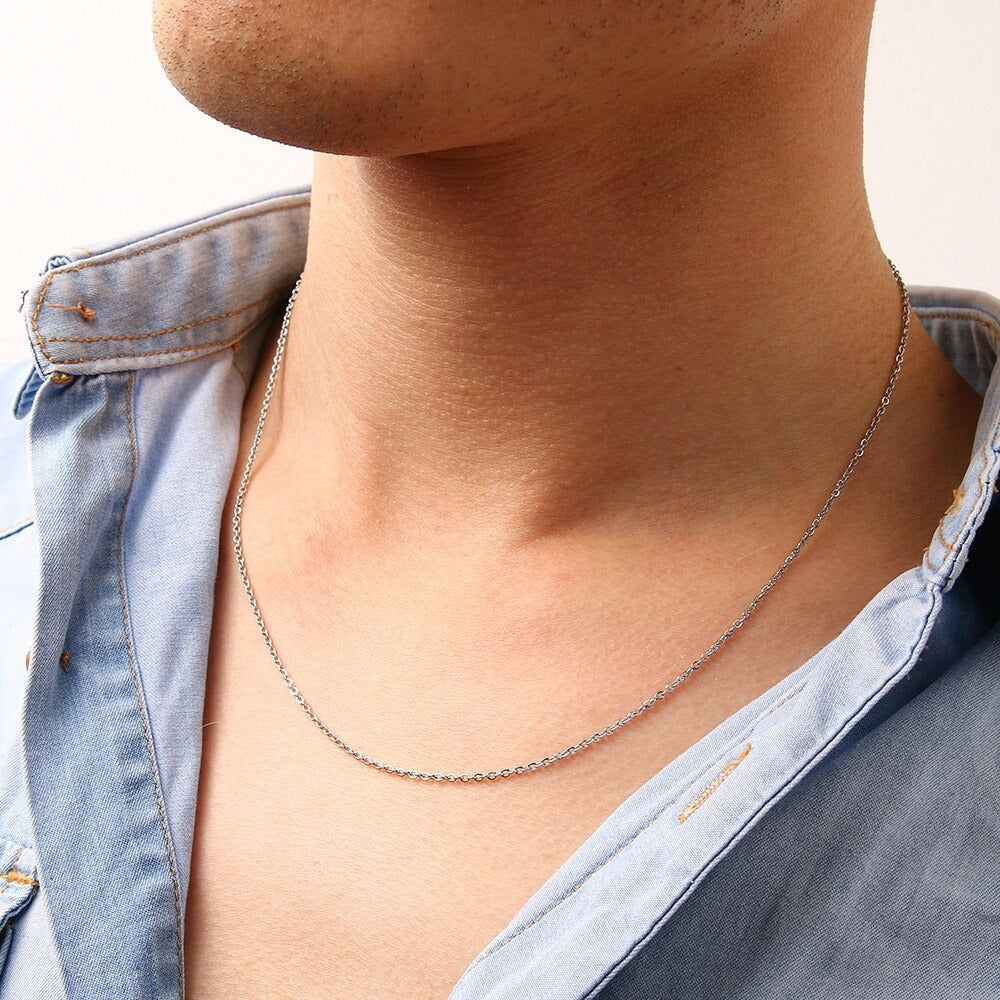 Edelstahl-Kette Halskette-Bella Webshop