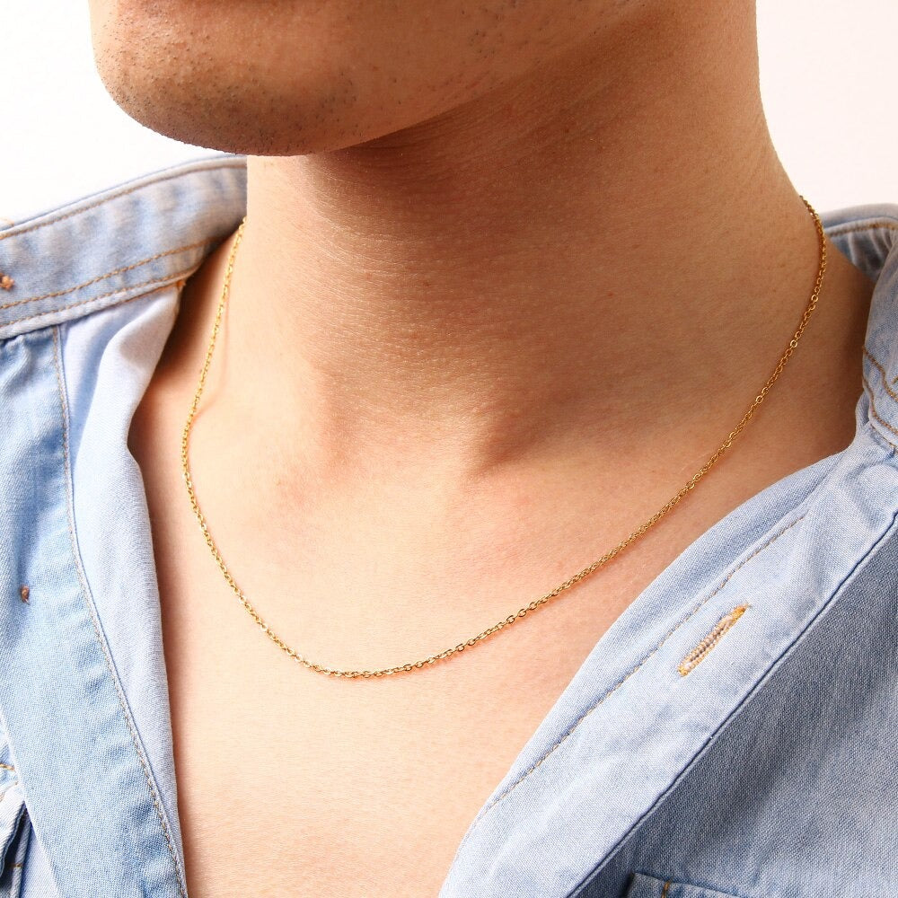 Edelstahl-Kette Halskette-Bella Webshop
