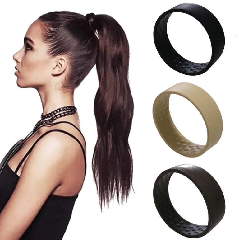 Elastischer Pferdeschwanz Aus Silikon-Bella Webshop