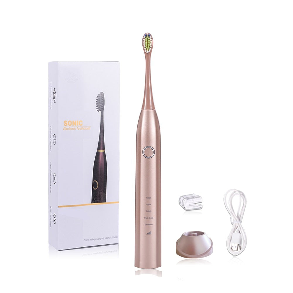 Elektrische Wiederaufladbare Schallzahnbürste-Bella Webshop