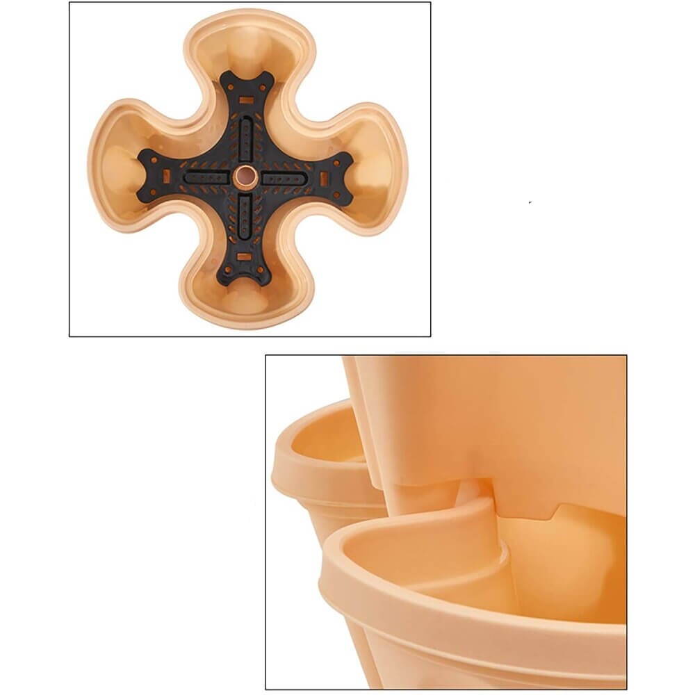 Erdbeere Stacking Pflanzentöpfe-Bella Webshop