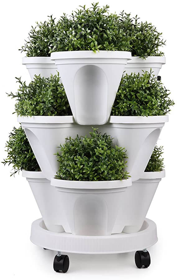 Erdbeere Stacking Pflanzentöpfe-Bella Webshop