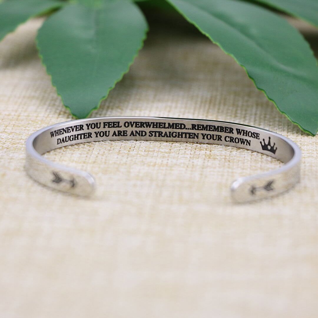 Erinnere Dich, Wessen Tochter Du Bist Und Richte Deine Krone | Armband-Bella Webshop