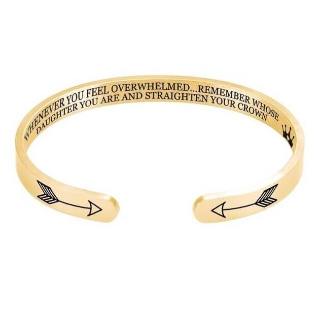 Erinnere Dich, Wessen Tochter Du Bist Und Richte Deine Krone | Armband-Bella Webshop