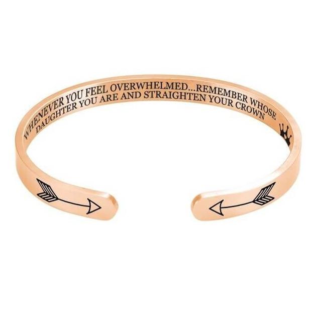 Erinnere Dich, Wessen Tochter Du Bist Und Richte Deine Krone | Armband-Bella Webshop