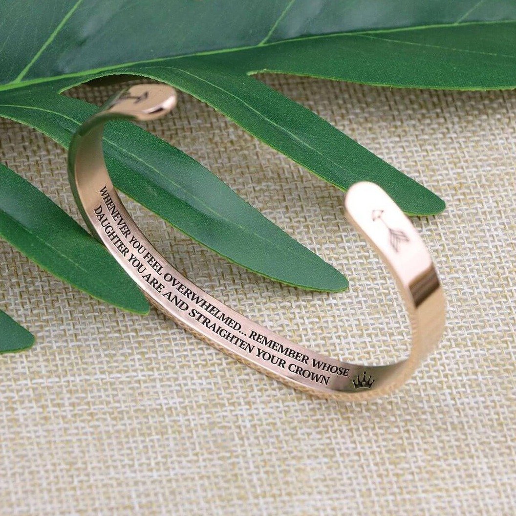 Erinnere Dich, Wessen Tochter Du Bist Und Richte Deine Krone | Armband-Bella Webshop