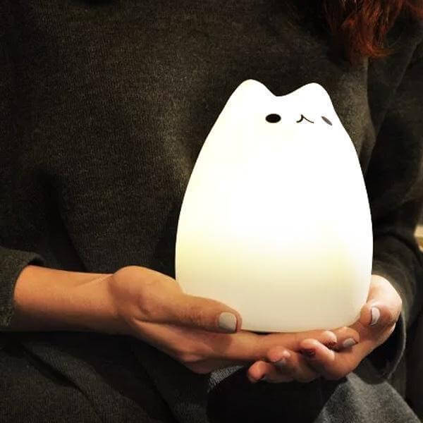 Farbwechselnde Katzenlampe-Bella Webshop