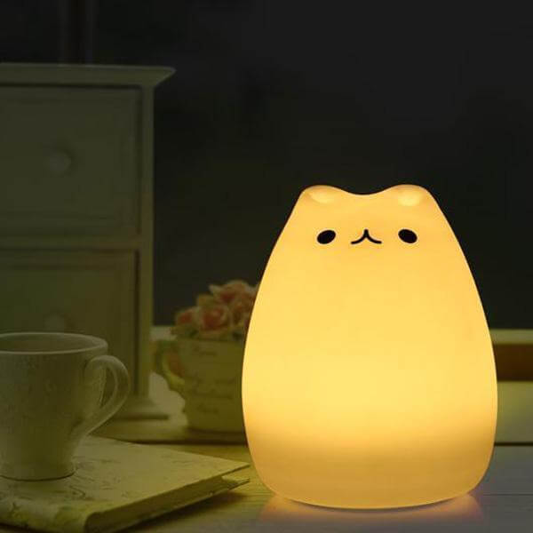Farbwechselnde Katzenlampe-Bella Webshop