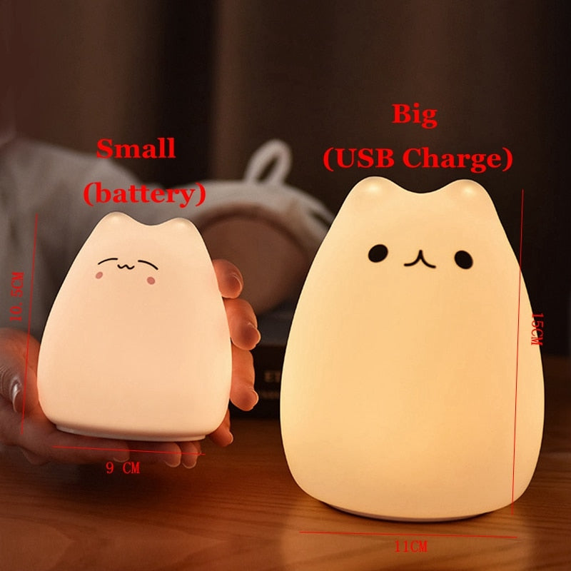 Farbwechselnde Katzenlampe-Bella Webshop