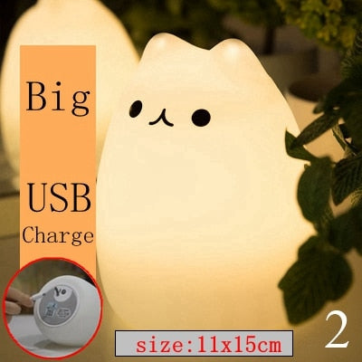 Farbwechselnde Katzenlampe-Bella Webshop