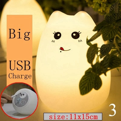 Farbwechselnde Katzenlampe-Bella Webshop