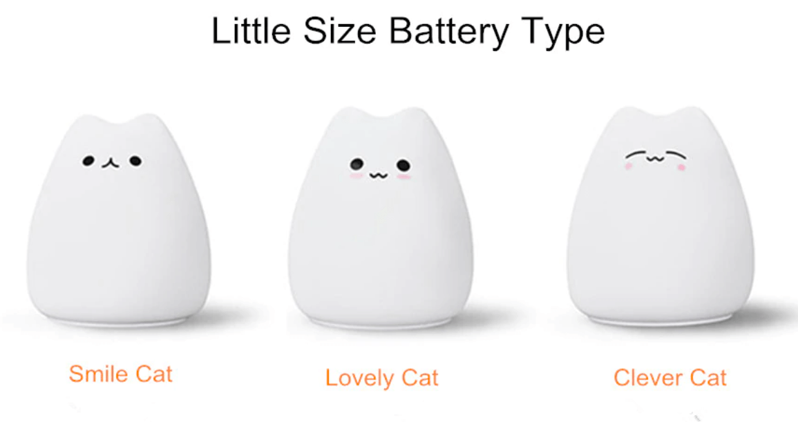 Farbwechselnde Katzenlampe-Bella Webshop