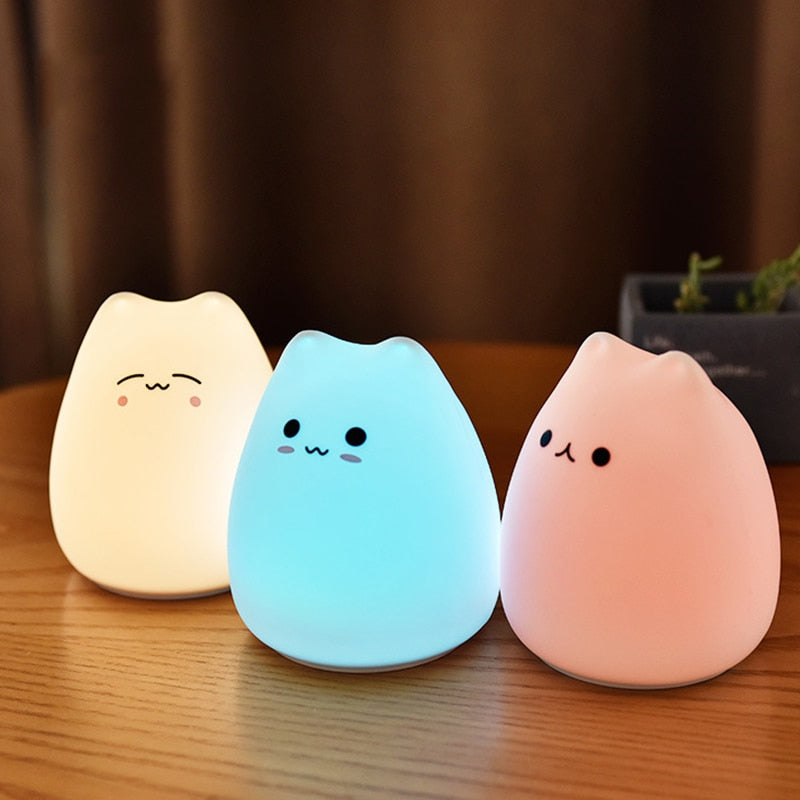 Farbwechselnde Katzenlampe-Bella Webshop