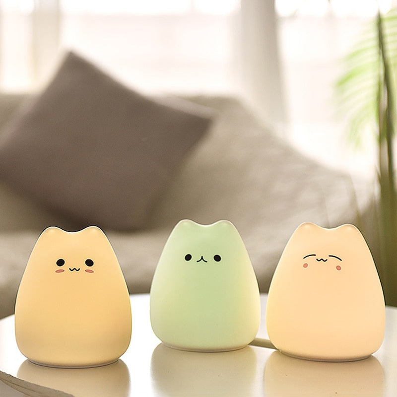 Farbwechselnde Katzenlampe-Bella Webshop