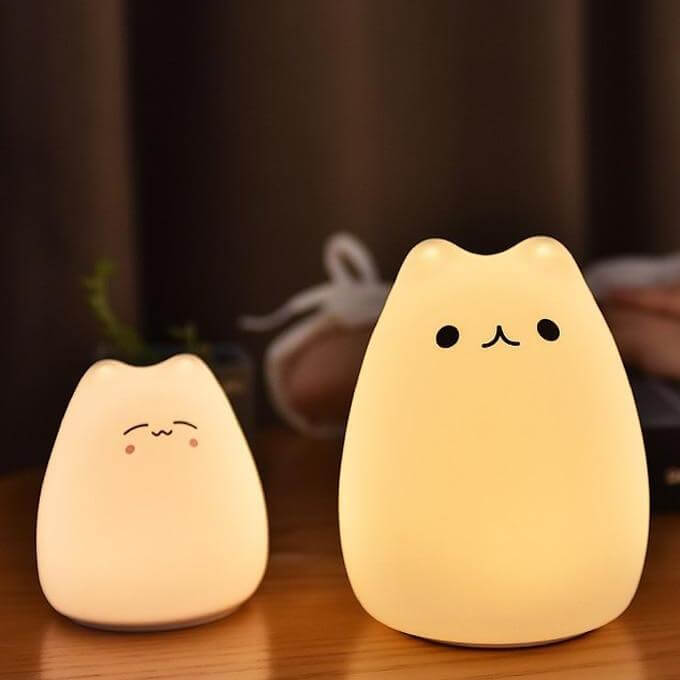 Farbwechselnde Katzenlampe-Bella Webshop