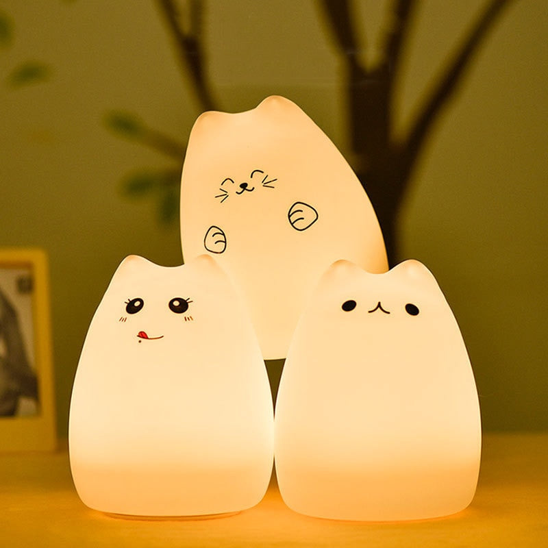 Farbwechselnde Katzenlampe-Bella Webshop