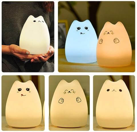Farbwechselnde Katzenlampe-Bella Webshop