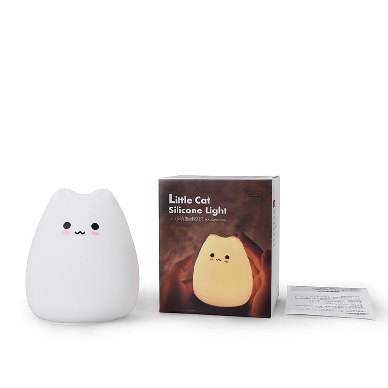 Farbwechselnde Katzenlampe-Bella Webshop