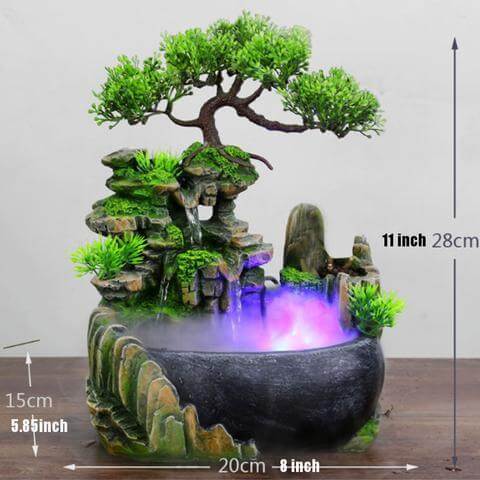 Feng Shui Geld &amp; Reichtum Anziehungskraft Wasserfall-Bella Webshop