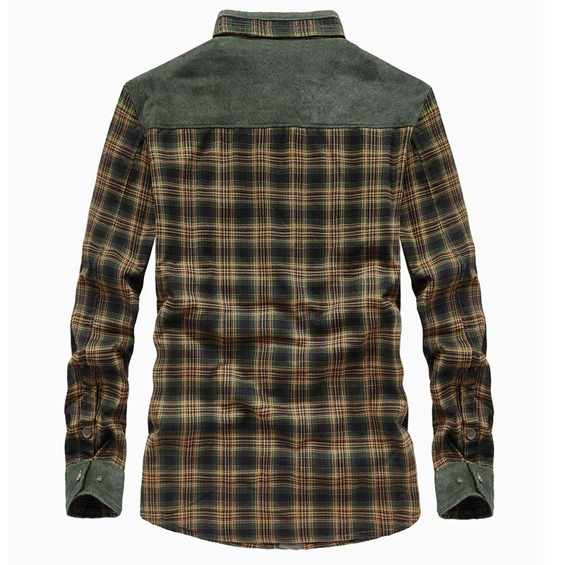 Flanell-Karierte Winterjacke-Bella Webshop