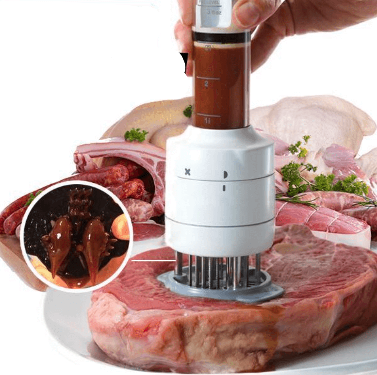 Fleischklopfer Marinade Injektor-Bella Webshop