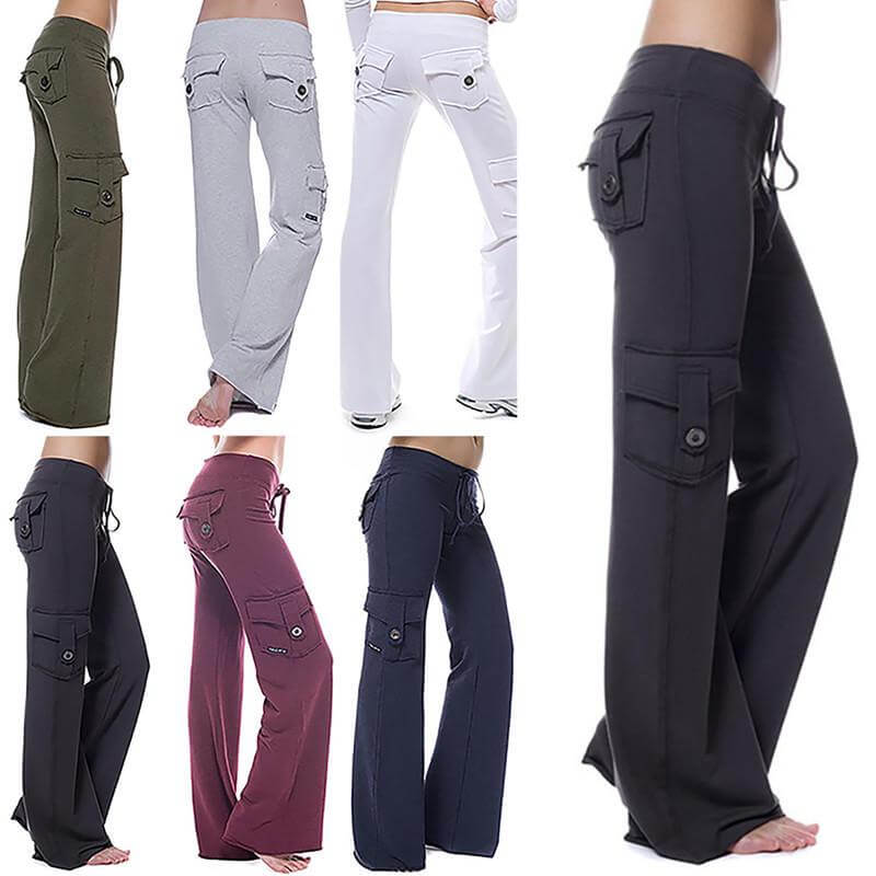 Frauen Bootleg Cargo-Hose-Bella Webshop