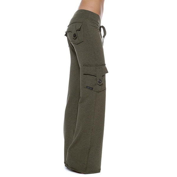 Frauen Bootleg Cargo-Hose-Bella Webshop