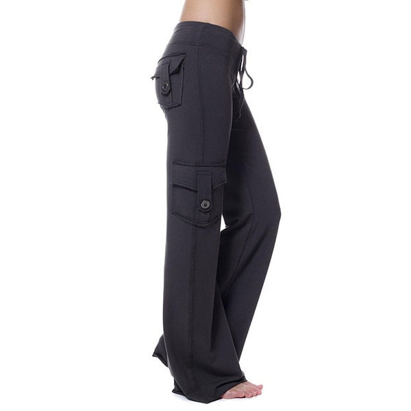 Frauen Bootleg Cargo-Hose-Bella Webshop