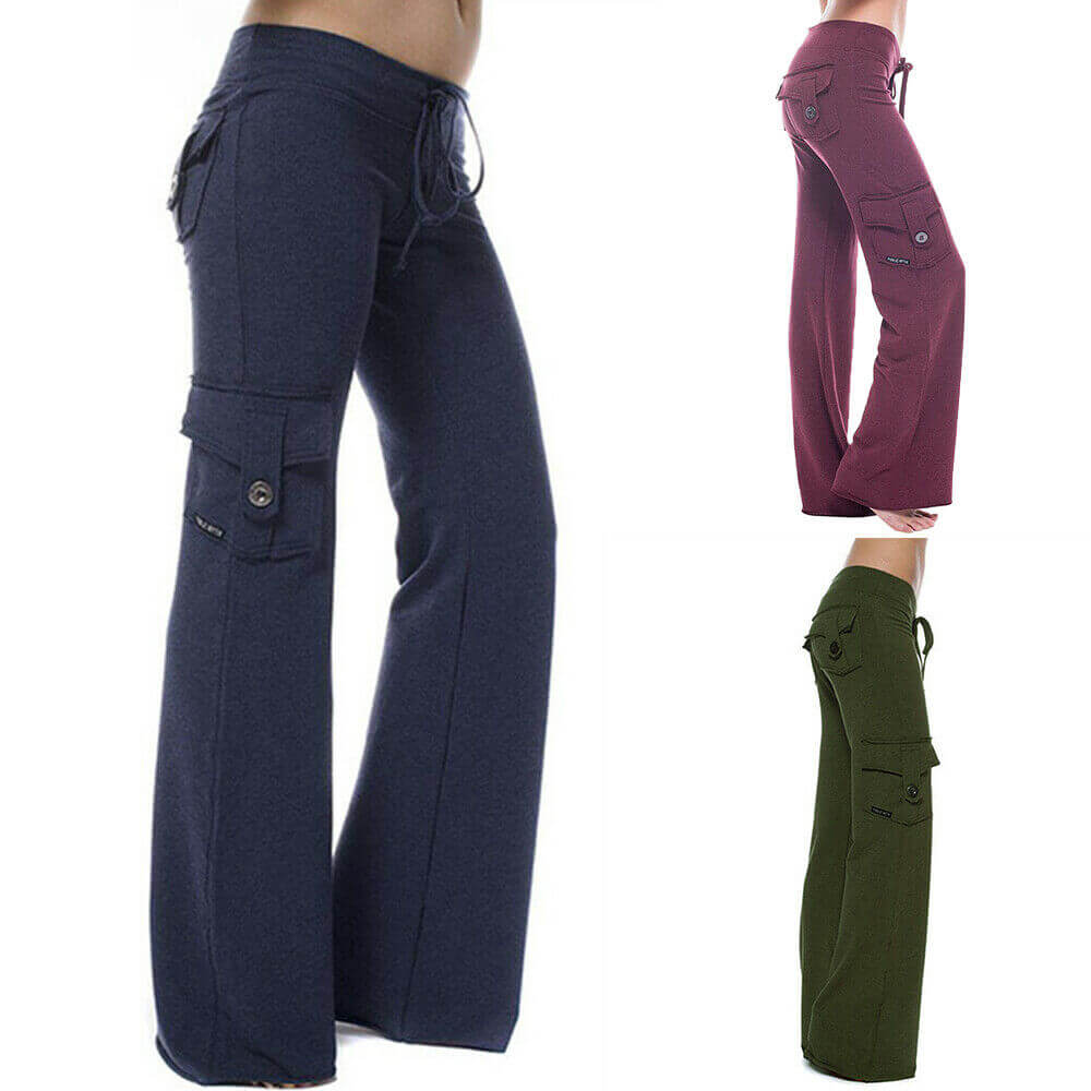 Frauen Bootleg Cargo-Hose-Bella Webshop