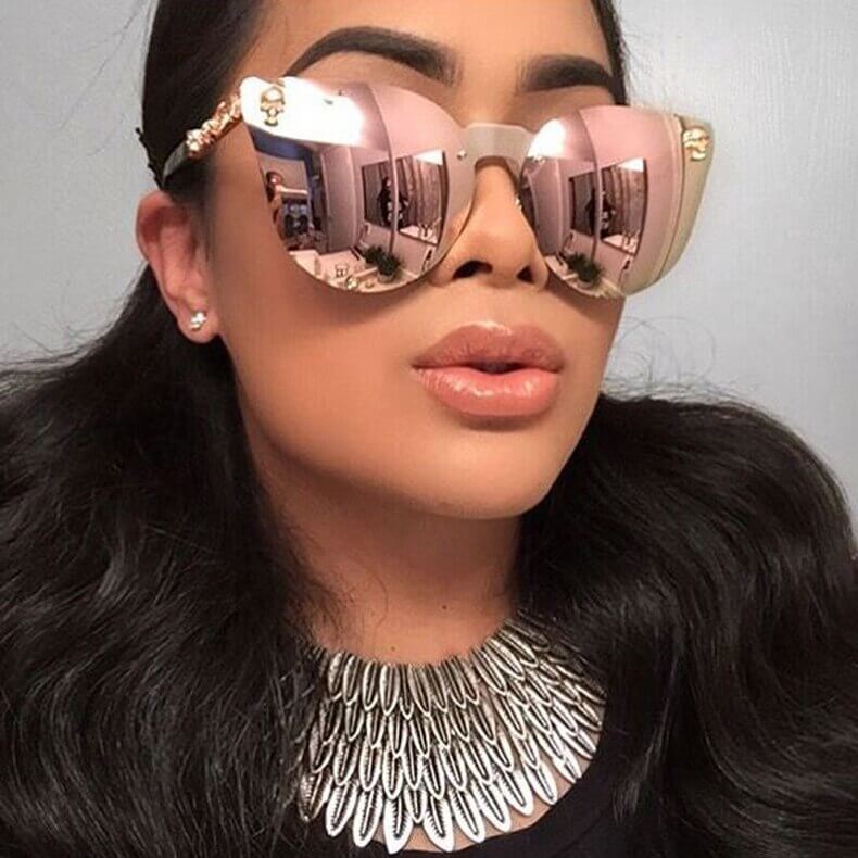 Frauen Katzenaugen-Sonnenbrille-Bella Webshop