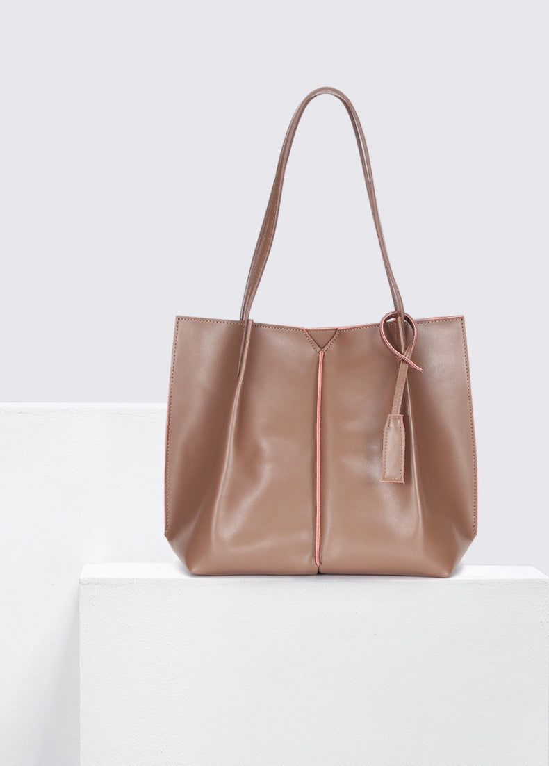 Frauen Leder Tote Tasche-Bella Webshop