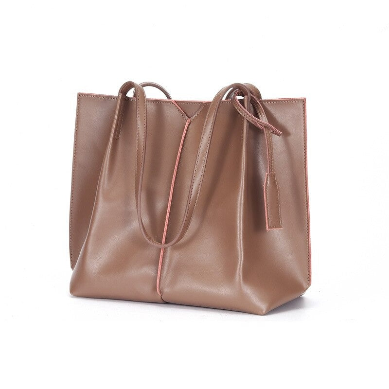 Frauen Leder Tote Tasche-Bella Webshop