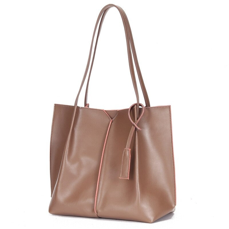 Frauen Leder Tote Tasche-Bella Webshop
