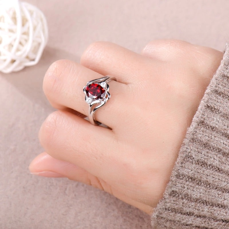 Geburtsstein Mode Ring-Bella Webshop