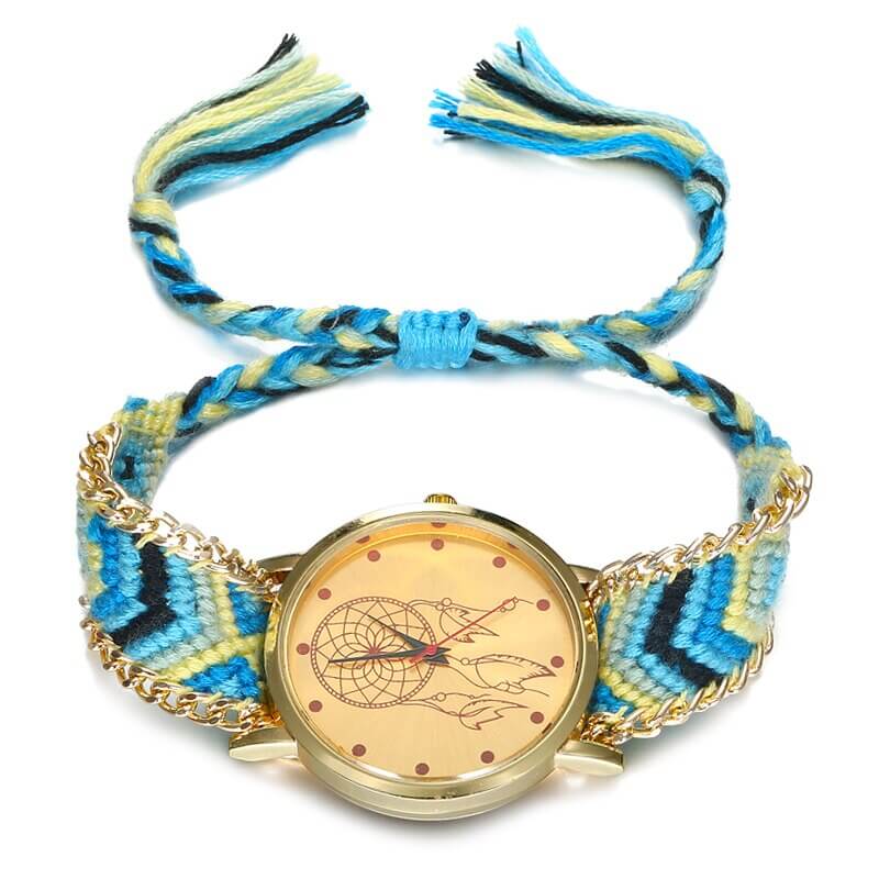 Geflochtene Traumfänger-Uhr-Bella Webshop