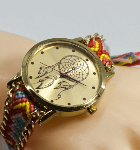 Geflochtene Traumfänger-Uhr-Bella Webshop