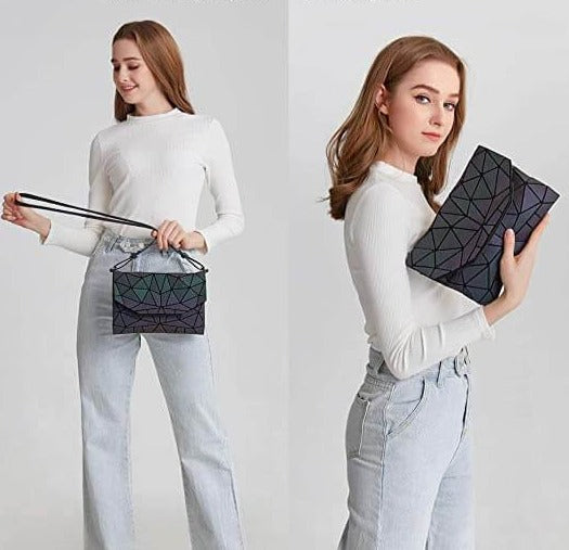 Geometrische Leuchtende Crossbody-Tasche-Bella Webshop