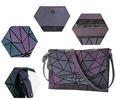 Geometrische Leuchtende Crossbody-Tasche-Bella Webshop