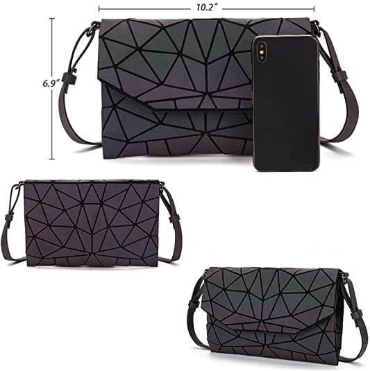 Geometrische Leuchtende Crossbody-Tasche-Bella Webshop